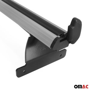 Jeep Compass Roof Rack Cross Bars - Omac - Heavy Duty 920 - Gray - 2017 Jeep Compass Roof Rack Cross Bars - Omac - Heavy Duty 920 - Gray - 2017